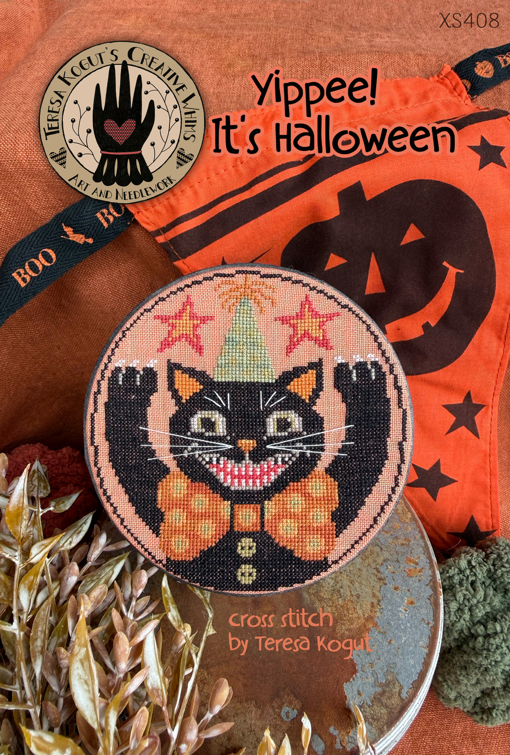 XS408 Yippee! It's Halloween Cross Stitch Chart