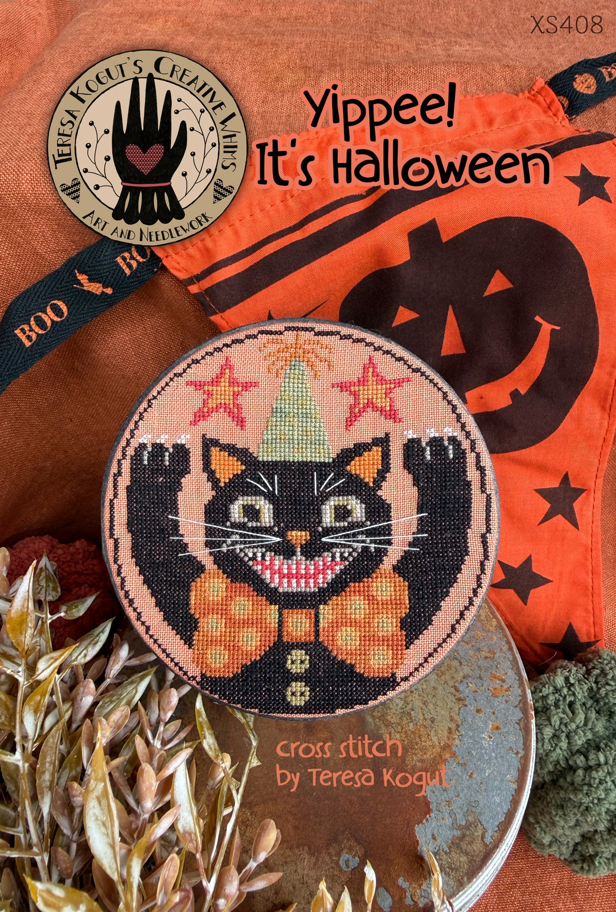 XS408 Yippee! It's Halloween Cross Stitch Chart